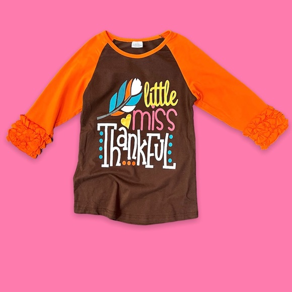 Other - Orange and Brown Thankful Shirt